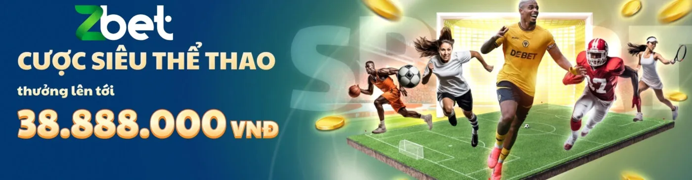 Zbet thưởng 3888k khi tham gia cá cược thể thao