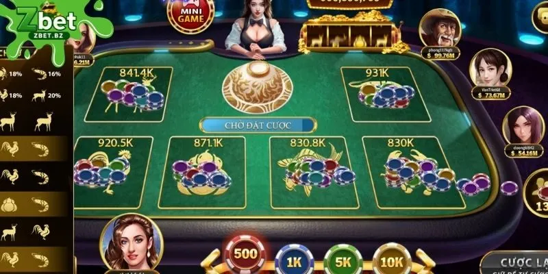 Cách đặt cược bầu cua online ZBET
