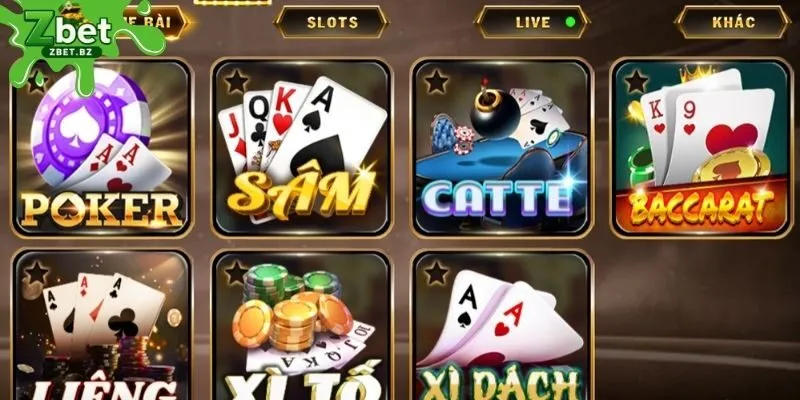 Tổng quan về game bài ZBET